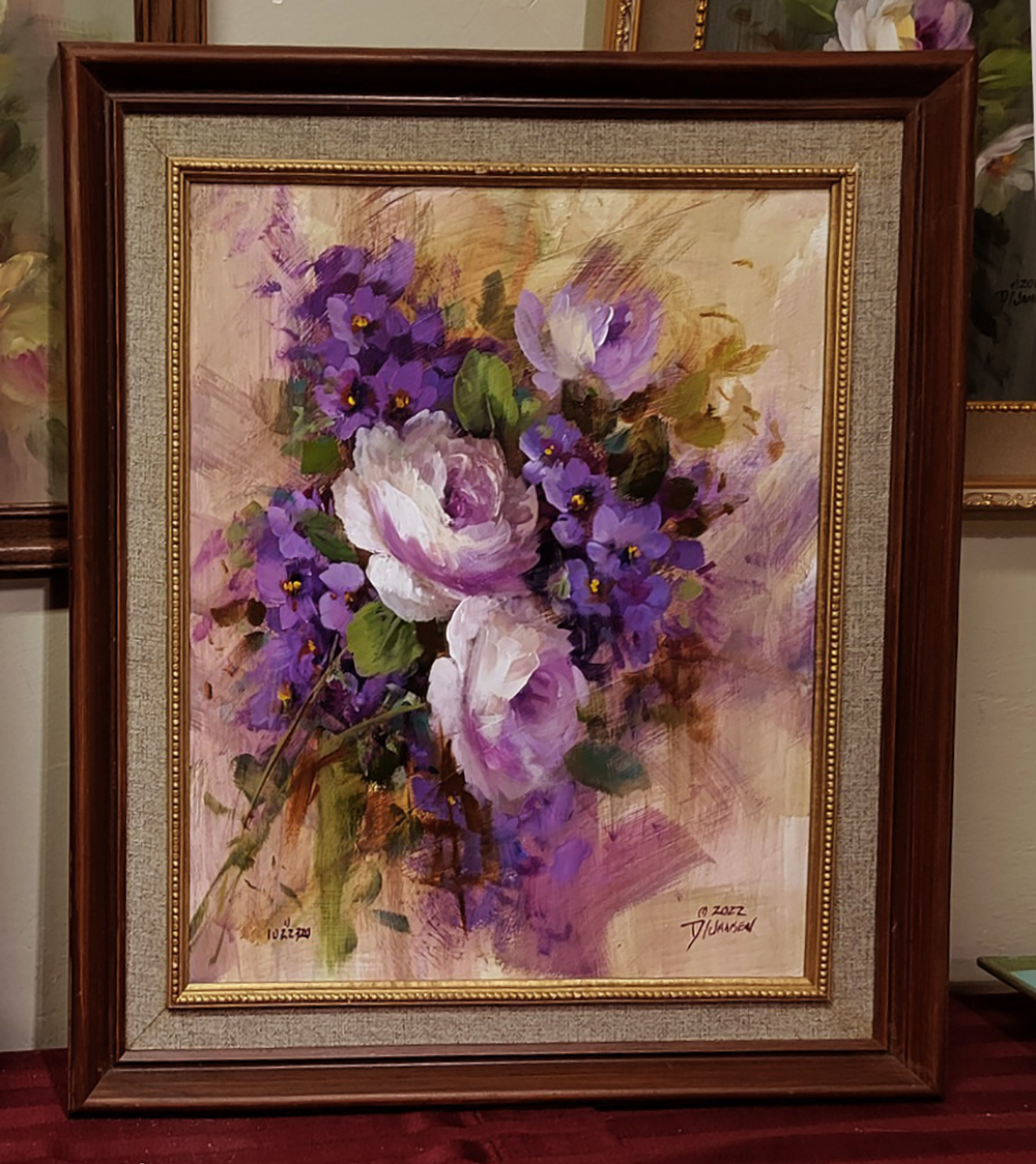 Rose and Violets